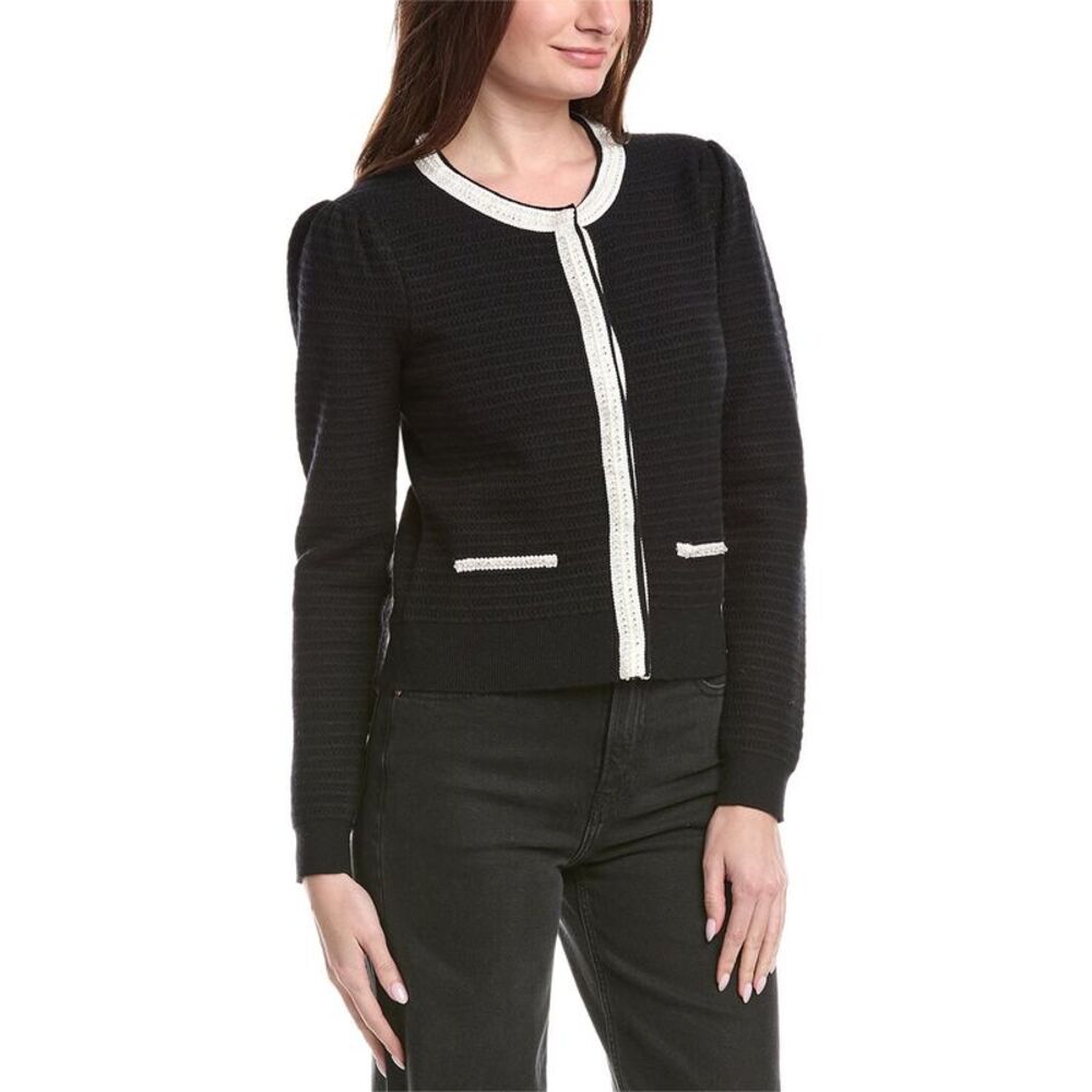 Generation Love Womens  Leonora Cardigan, Black